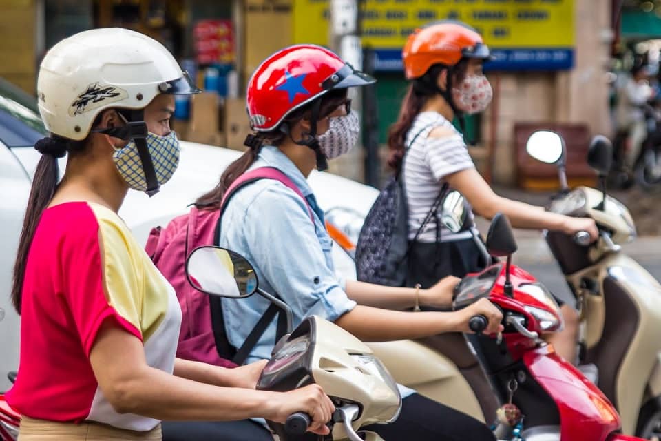 air pollution mask for scooters review